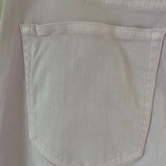 J. Crew Women’s 9”Billie Demi Boot Crop Denim Pants in Light Pink Size 28/6 - Picture 14 of 16